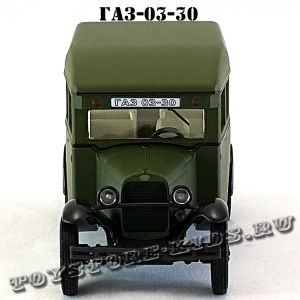 ГАЗ — 03-30 (военный, зелёный матовый) арт. Н651