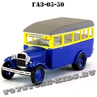 ГАЗ — 03-30 (синий) арт. Н651