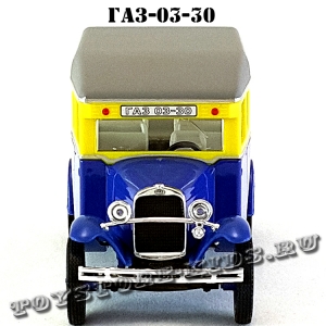 ГАЗ — 03-30 (синий) арт. Н651