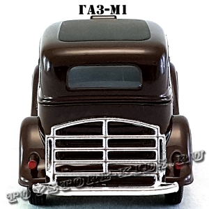 ГАЗ-М1 «Эмка» такси (коричневый) арт. Н751