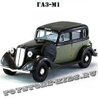 ГАЗ-М1 «Эмка» такси (серый с чёрным) арт. Н751