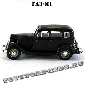 ГАЗ-М1 «Эмка» такси (чёрный) арт. Н751