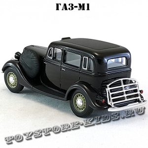 ГАЗ-М1 «Эмка» такси (чёрный) арт. Н751