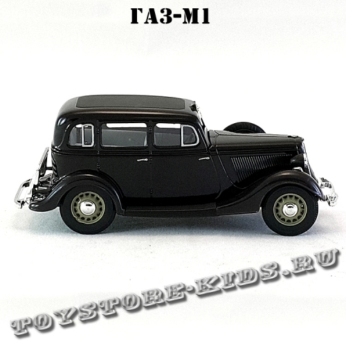 ГАЗ-М1 «Эмка» такси (чёрный) арт. Н751