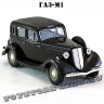 ГАЗ-М1 «Эмка» такси (чёрный) арт. Н751