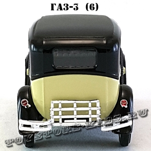 ГАЗ-3 (6) «Такси» (чёрный с бежевым) арт. Н752