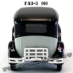 ГАЗ-3 (6) «Такси» (чёрный с серым) арт. Н752