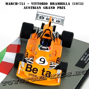 Ит. серия №19 March 751 - Vittorio Brambilla (1975)