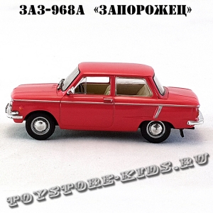 ЗАЗ-968А «Запорожец» (коралловый) арт. Р111