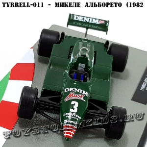 №29 Tyrrell 011 Микеле Альборето (1982)