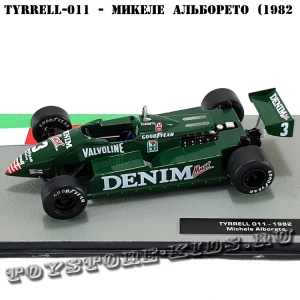 №29 Tyrrell 011 Микеле Альборето (1982)