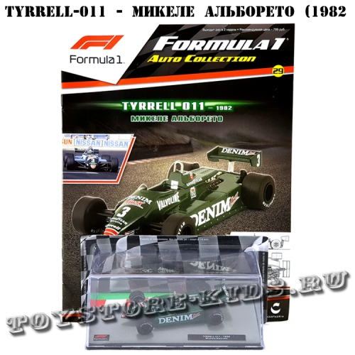 №29 Tyrrell 011 Микеле Альборето (1982)