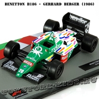 Ит. серия №82 Benetton B186 - Gerhard Berger (1986)