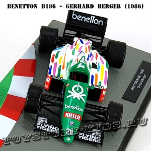 Ит. серия №82 Benetton B186 - Gerhard Berger (1986)