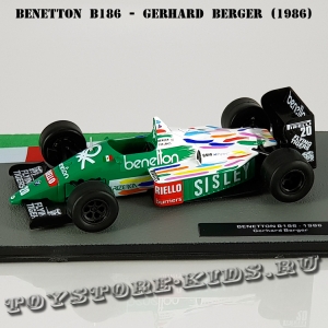Ит. серия №82 Benetton B186 - Gerhard Berger (1986)