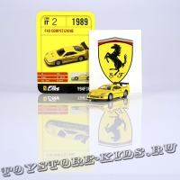 №2 Ferrari-F40 COMPETIZIONE (жёлтый) к/п