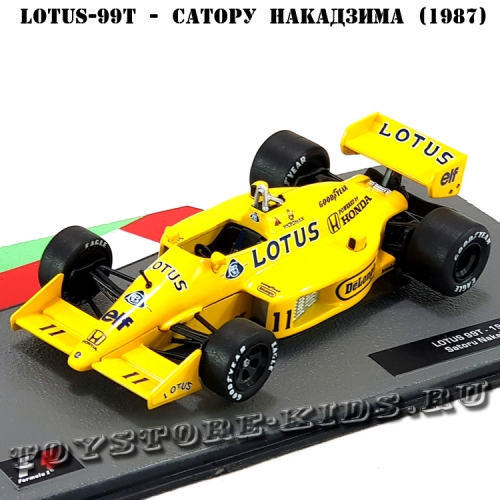 №9 Lotus 99T Сатору Накадзима (1987)