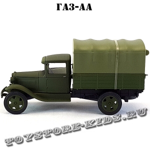 ГАЗ-АА «Полу́торка» (военный, зелёный матовый, с тентом) арт. Н252