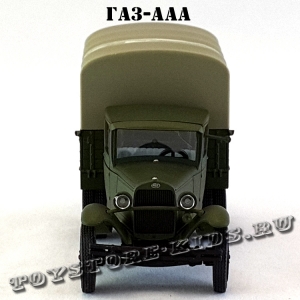 ГАЗ-ААА (военный, зелёный матовый, с тентом) арт. Н254