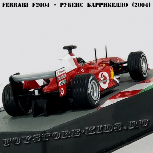 №25 Ferrari F2004 - Рубенс Баррикелло (2004) (без журнала)