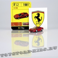 №12 Ferrari-512 BBI (красный) ж/п