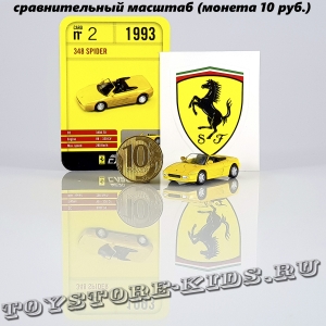 Полная серия моделей автомобилей Ferrari Micro Cars NEW (12 шт.) ж/п