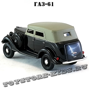 ГАЗ-61 «Фаэтон» (чёрный, с тентом) арт. Н363