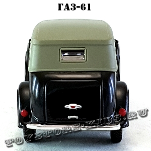 ГАЗ-61 «Фаэтон» (чёрный, с тентом) арт. Н363