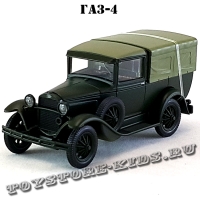 ГАЗ-4 (зелёный матовый с зелёным тентом) арт. Н554