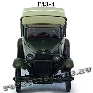 ГАЗ-4 (зелёный матовый с зелёным тентом) арт. Н554