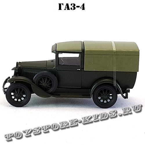 ГАЗ-4 (зелёный матовый с зелёным тентом) арт. Н554